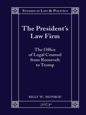 cover image of The President's Law Firm